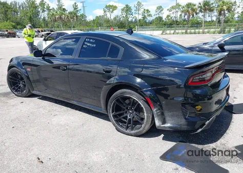 2021 Dodge Charger Scat Pack Widebody Rwd из США, поврежденный, VIN 2C3CDXGJ2MH584609